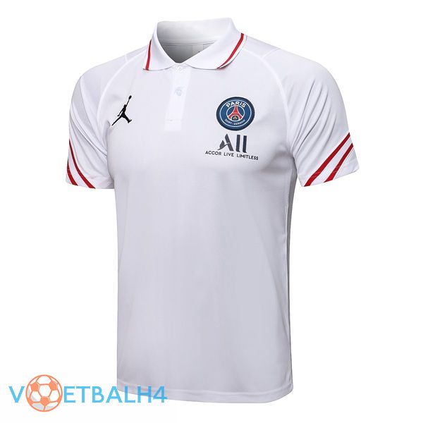 Jordan PSG Polo Shirt wit 2021/2022