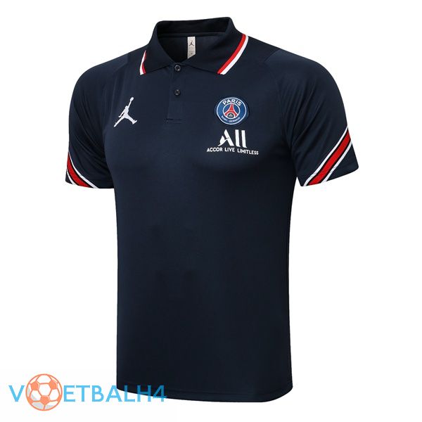 Paris PSG Polo Shirt blauw koninklijk 2021/2022