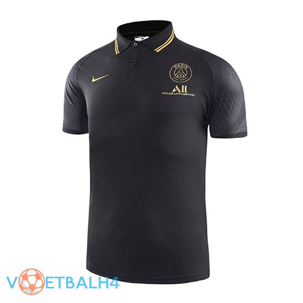 Paris PSG Polo Shirt zwart 2021/2022