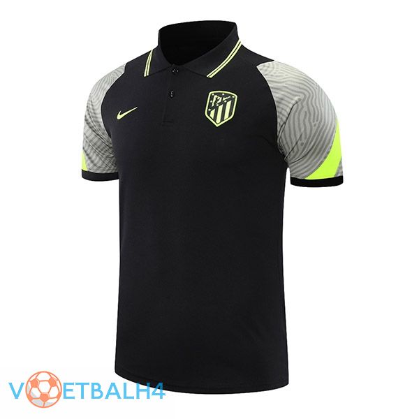 Atletico Madrid Polo Shirt zwart grijs 2021/2022