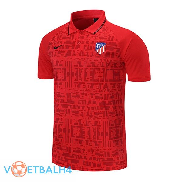 Atletico Madrid Polo Shirt rood 2021/2022