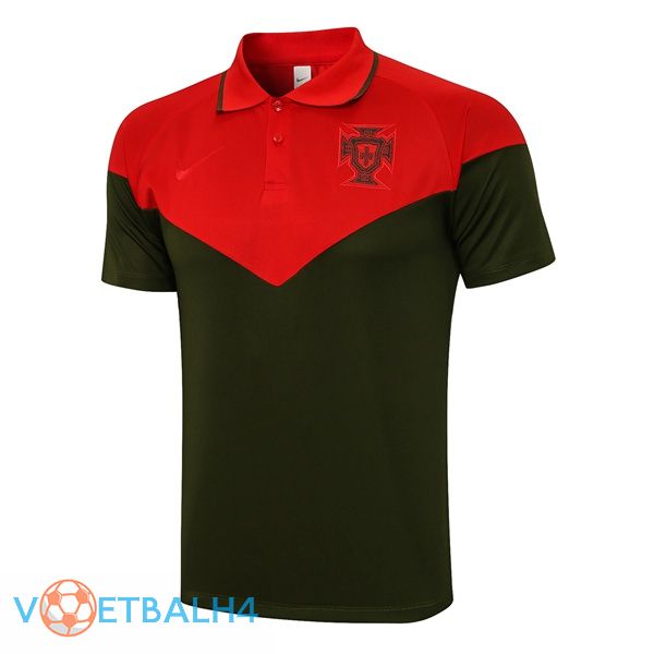 Portugal Polo Shirt rood groente 2021/2022