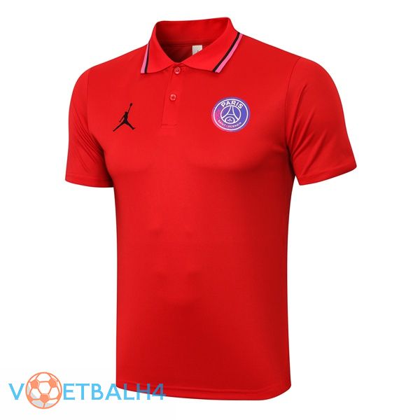 Paris PSG Polo Shirt rood 2021/2022