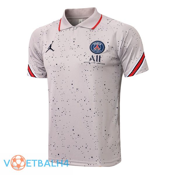 Jordan PSG Polo Shirt grijs 2021/2022