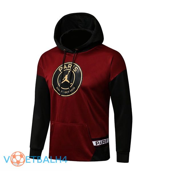 Jordan PSG Training Sweatshirt rood zwart 2021/2022