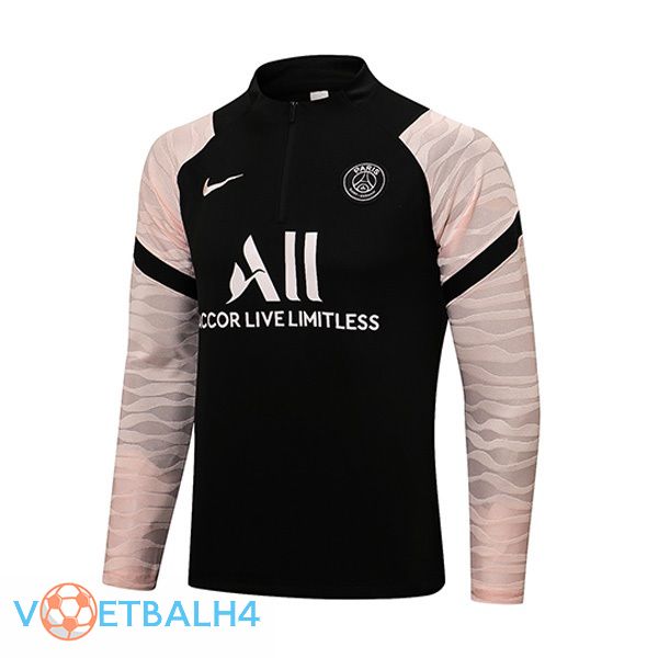 Paris PSG Training Sweatshirt zwart Rose 2021/2022