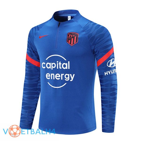 Atletico Madrid Training Sweatshirt blauw 2021/2022