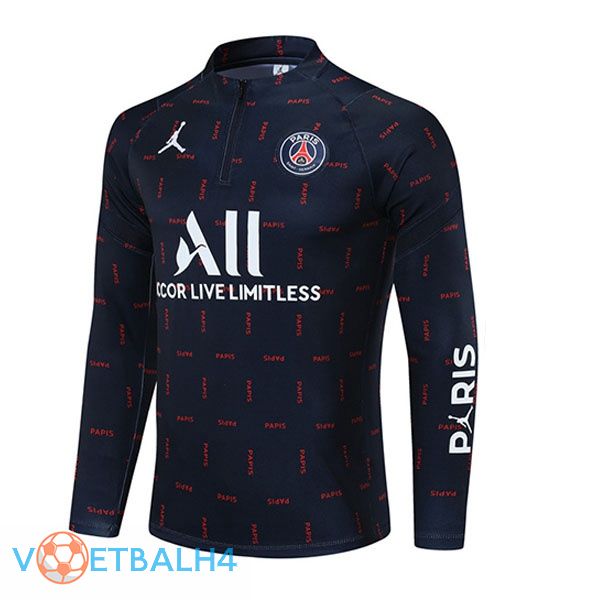 Jordan PSG Training Sweatshirt blauw koninklijk 2021/2022