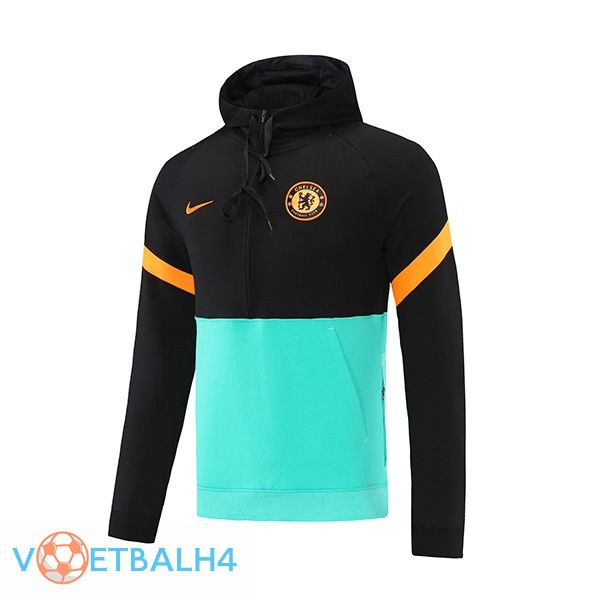 FC Chelsea Training Sweatshirt zwart groente 2021/2022