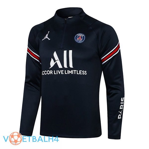 Jordan PSG Training Sweatshirt blauw koninklijk 2021/2022