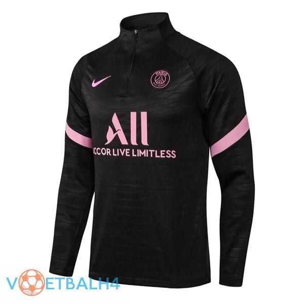 Paris PSG Training Sweatshirt zwart Rose 2021/2022