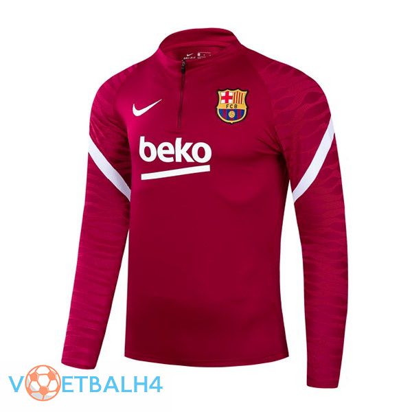 FC Barcelona Training Sweatshirt rood 2021/2022