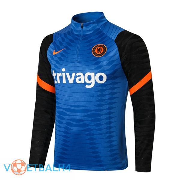 FC Chelsea Training Sweatshirt blauw 2021/2022