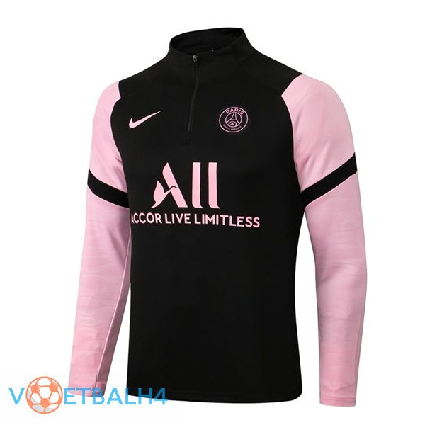 Paris PSG Training Sweatshirt zwart Rose 2021/2022