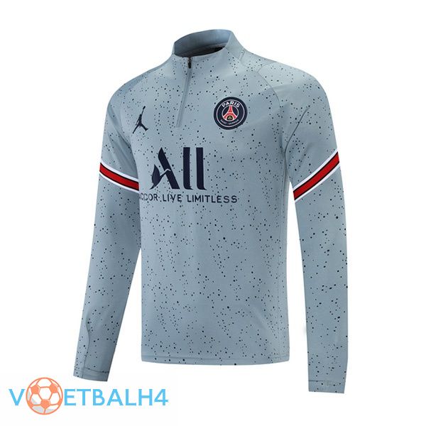 Paris PSG Jordan Training Sweatshirt zwart wit 2021/2022