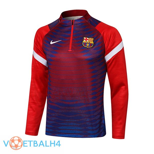 FC Barcelona Training Sweatshirt rood blauw 2021/2022