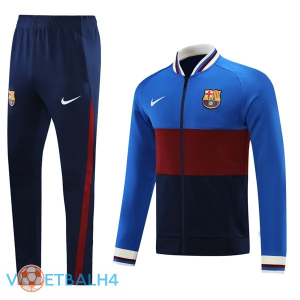 FC Barcelona trainingspak blauw rood zwart 2021/2022