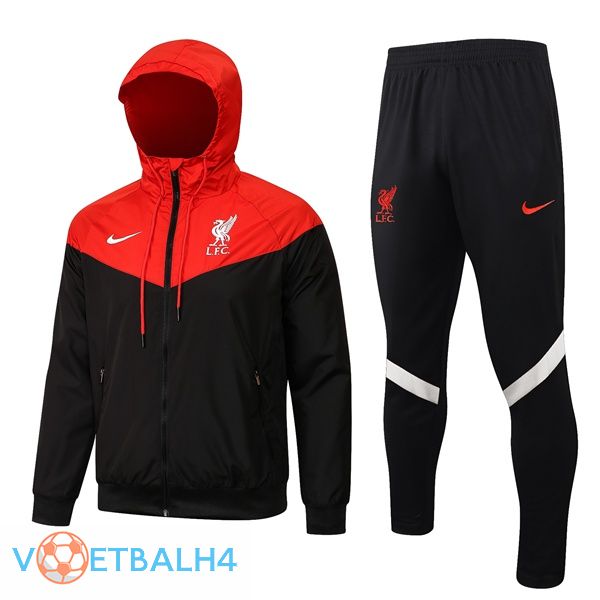 FC Liverpool trainingspak Windbreaker rood zwart 2021/2022