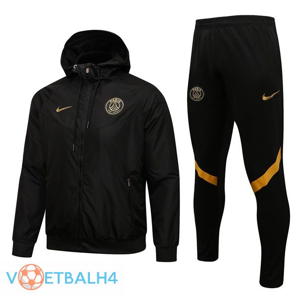 Paris PSG trainingspak Windbreaker zwart 2021/2022