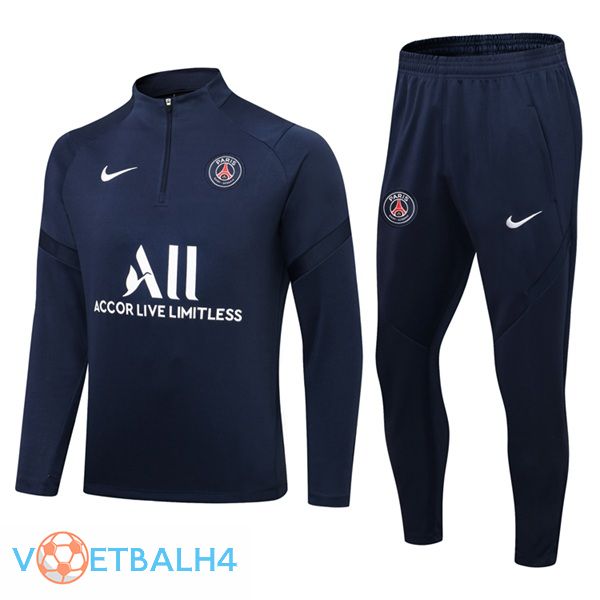 Paris PSG trainingspak blauw koninklijk 2021/2022