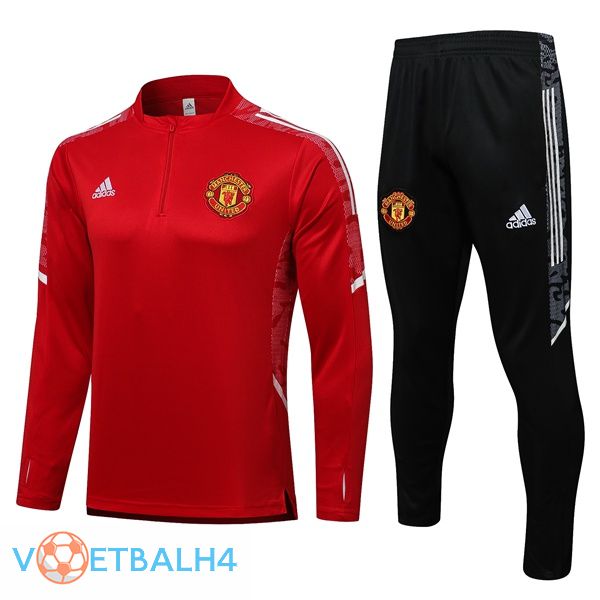 Manchester United trainingspak rood 2021/2022