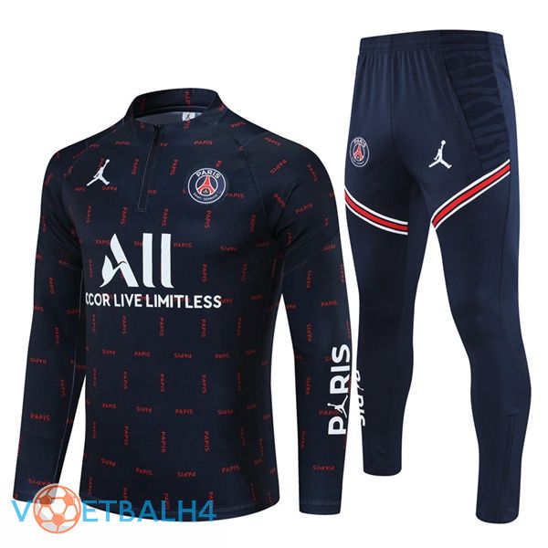 Jordan PSG trainingspak blauw koninklijk 2021/2022