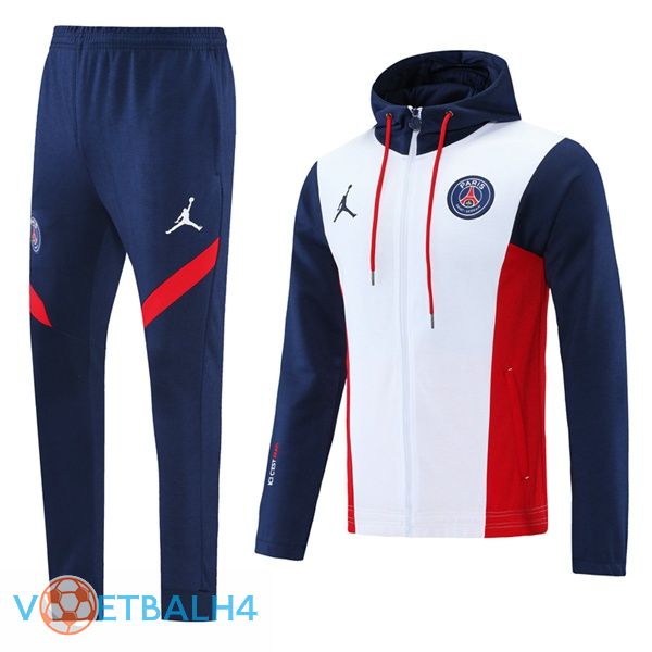 Paris PSG trainingspak wit rood blauw 2021/2022