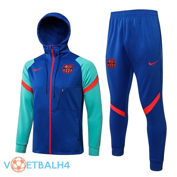 FC Barcelona trainingspak blauw groente 2021/2022