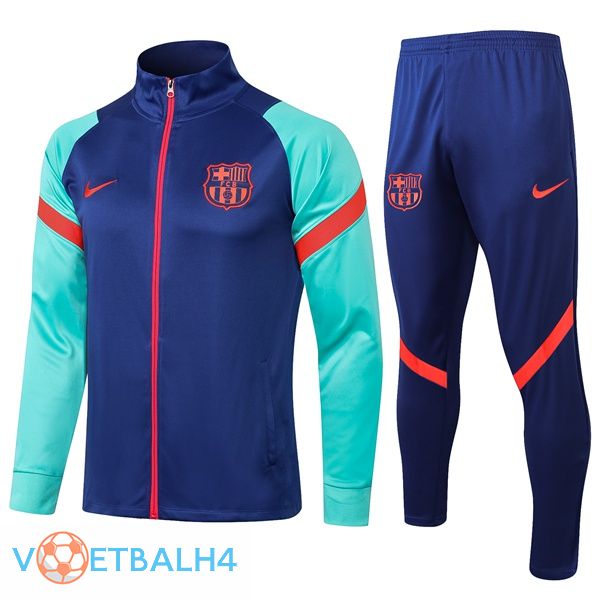 FC Barcelona trainingspak blauw groente 2021/2022