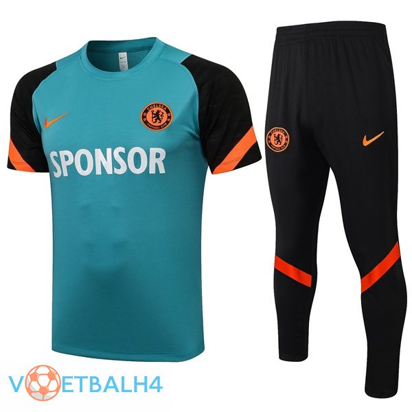 FC Chelsea Training T Shirt + broek groente 2021/2022