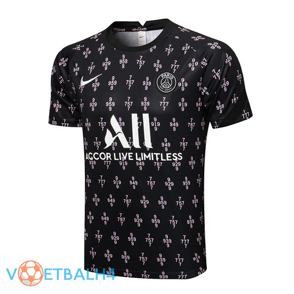 Paris PSG Training T Shirt zwart 2021/2022