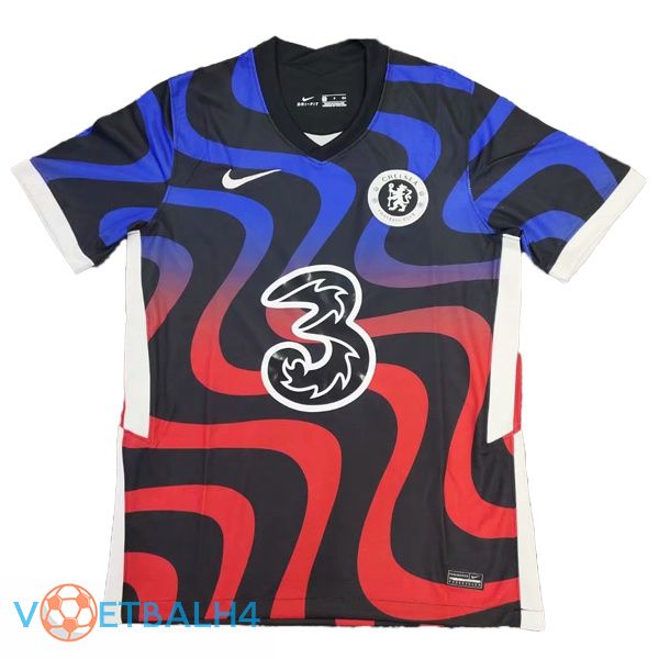 FC Chelsea Training T Shirt blauw rood 2021/2022