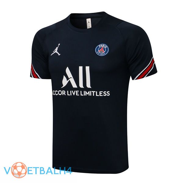 Paris PSG Training T Shirt Jordan blauw koninklijk 2021/2022