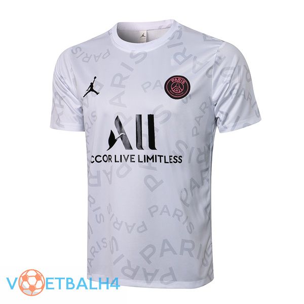 Paris PSG Jordan Training T Shirt wit 2021/2022