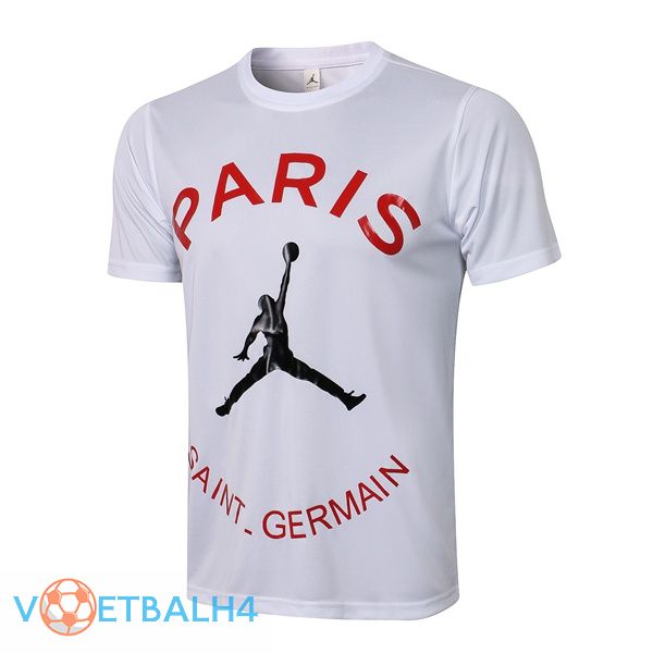 Paris PSG Jordan Training T Shirt wit 2021/2022