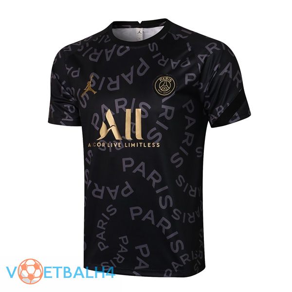 Paris PSG Jordan Training T Shirt zwart 2021/2022