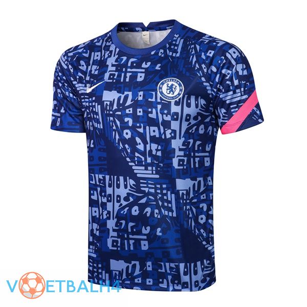 FC Chelsea Training T Shirt blauw 2021/2022