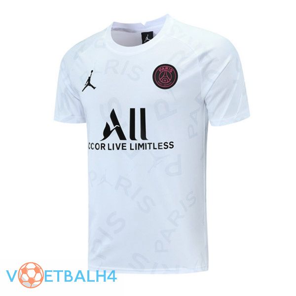 Paris PSG Jordan Training T Shirt wit 2021/2022