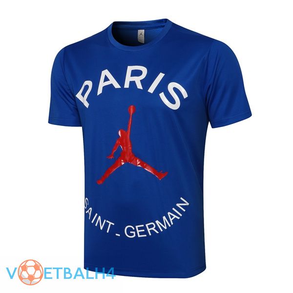 Paris PSG Training T Shirt blauw 2021/2022