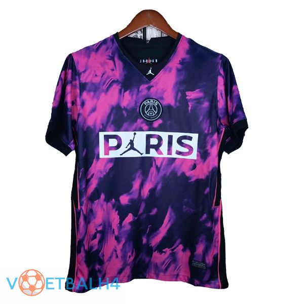 Paris PSG Training T Shirt paars zwart 2021/2022