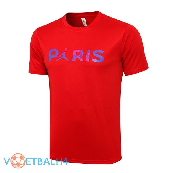 Paris PSG Jordan Training T Shirt rood 2021/2022