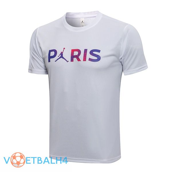 Paris PSG Jordan Training T Shirt wit 2021/2022