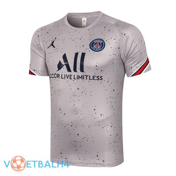 Paris PSG Training T Shirt Jordan grijs 2021/2022