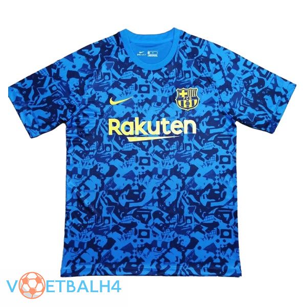 FC Barcelona Training T Shirt blauw 2021/2022