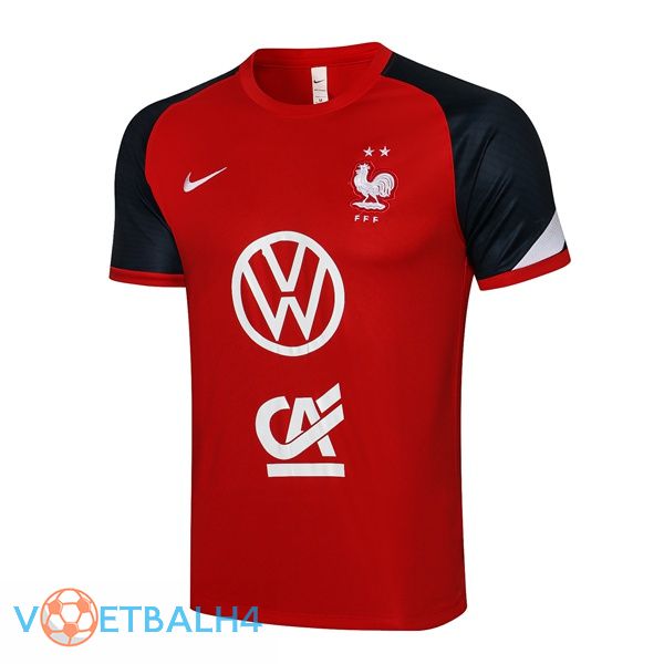 Frankrijk Training T Shirt rood 2021/2022