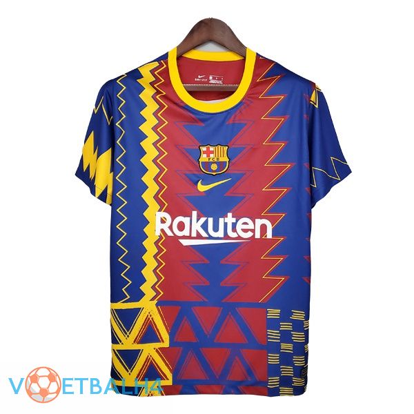 FC Barcelona Training T Shirt blauw rood 2021/2022