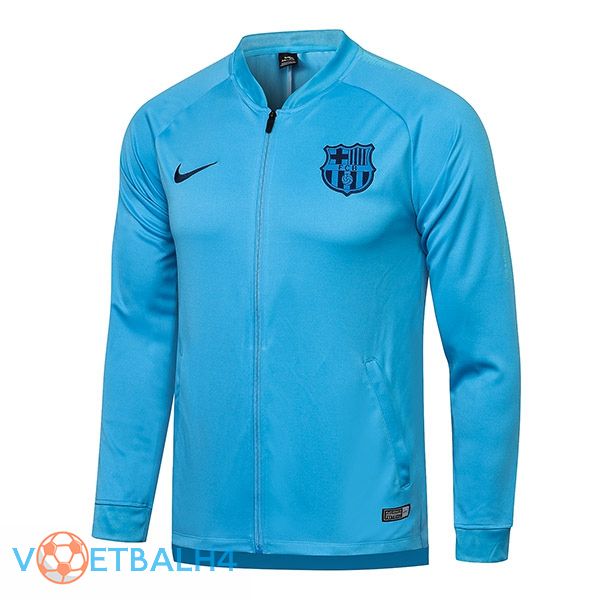 FC Barcelona trainingsjack Light blauw 2021/2022