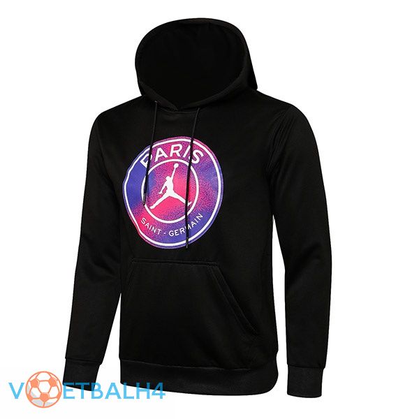 Jordan PSG trainingsjack Hoodie zwart paars 2021/2022