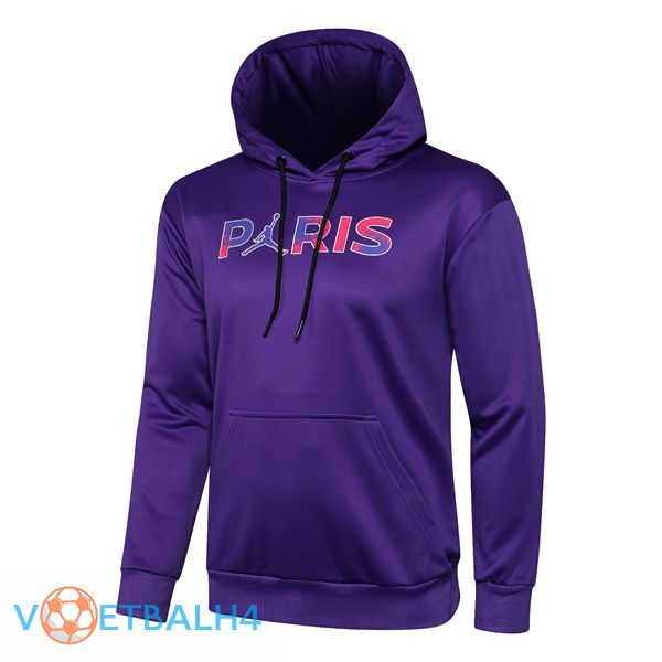 Jordan PSG trainingsjack Hoodie paars 2021/2022