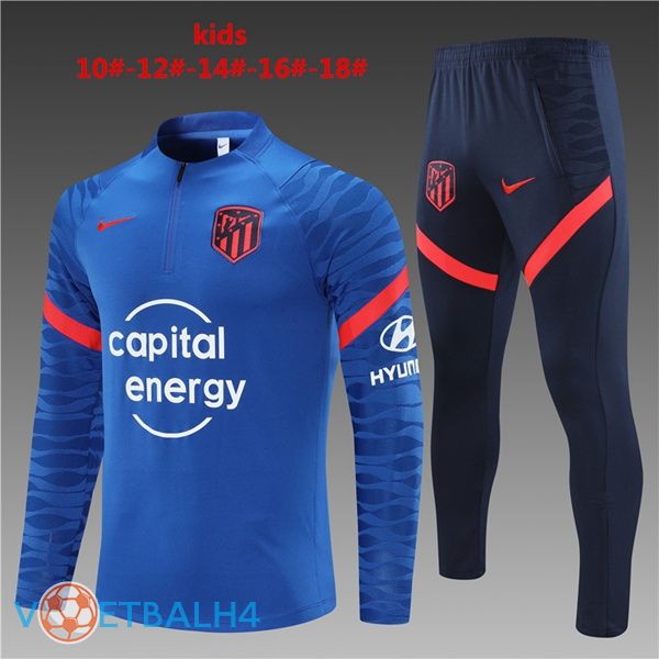 Atletico Madrid kinderen trainingspak blauw 2021/2022